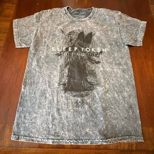 Sleep Token Acid Wash T-Shirt Large L 2024 Official Merch TMBTE Chokehold